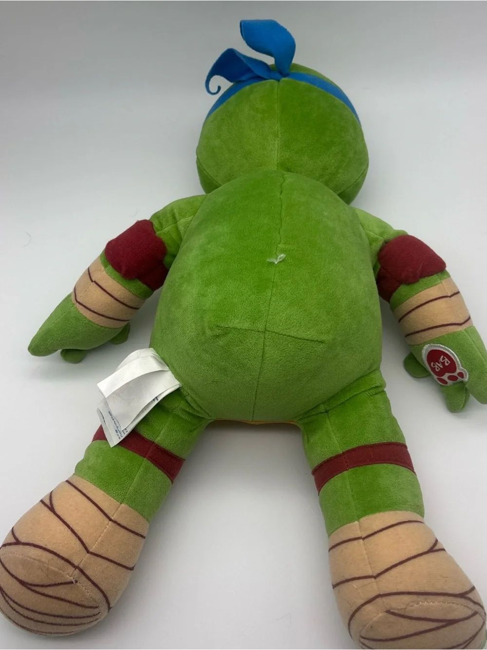 Build-A-Bear Leonardo Plush - Green with Blue Mask